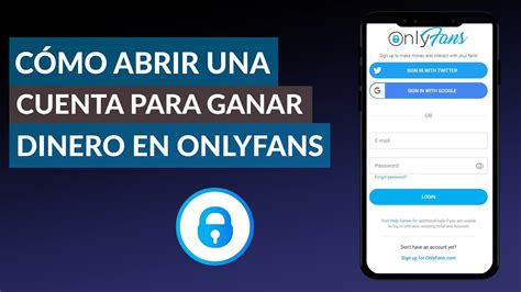 onlyfans.com crear cuenta para ganar dinero|Crear una cuenta en OnlyFans